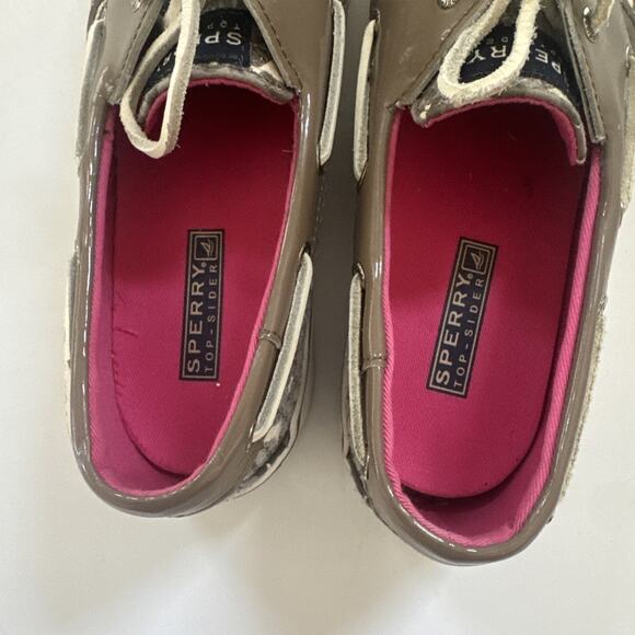 Sperry‎ Top-Sliders Leopard Cheetah Print Slip On Boat Shoes Size 8.5 - Picture 6 of 12